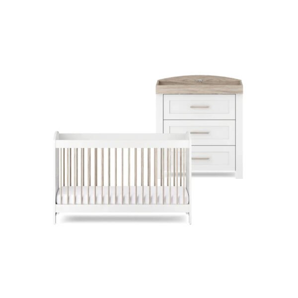 Silver Cross Valencia 2 Piece Nursery Set (Cot Bed & Dresser)