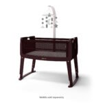 SnuzPod Studio Bedside Crib with mattress - Rome Burgundy - Image 12