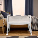 SnuzPod Studio Bedside Crib with mattress - Paris White - Image 3