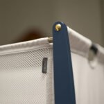 SnuzPod Studio Bedside Crib with mattress - London Navy - Image 5