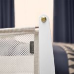 SnuzPod Studio Bedside Crib with mattress - Paris White - Image 5