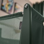 SnuzPod Studio Bedside Crib with mattress - Berlin Green - Image 5