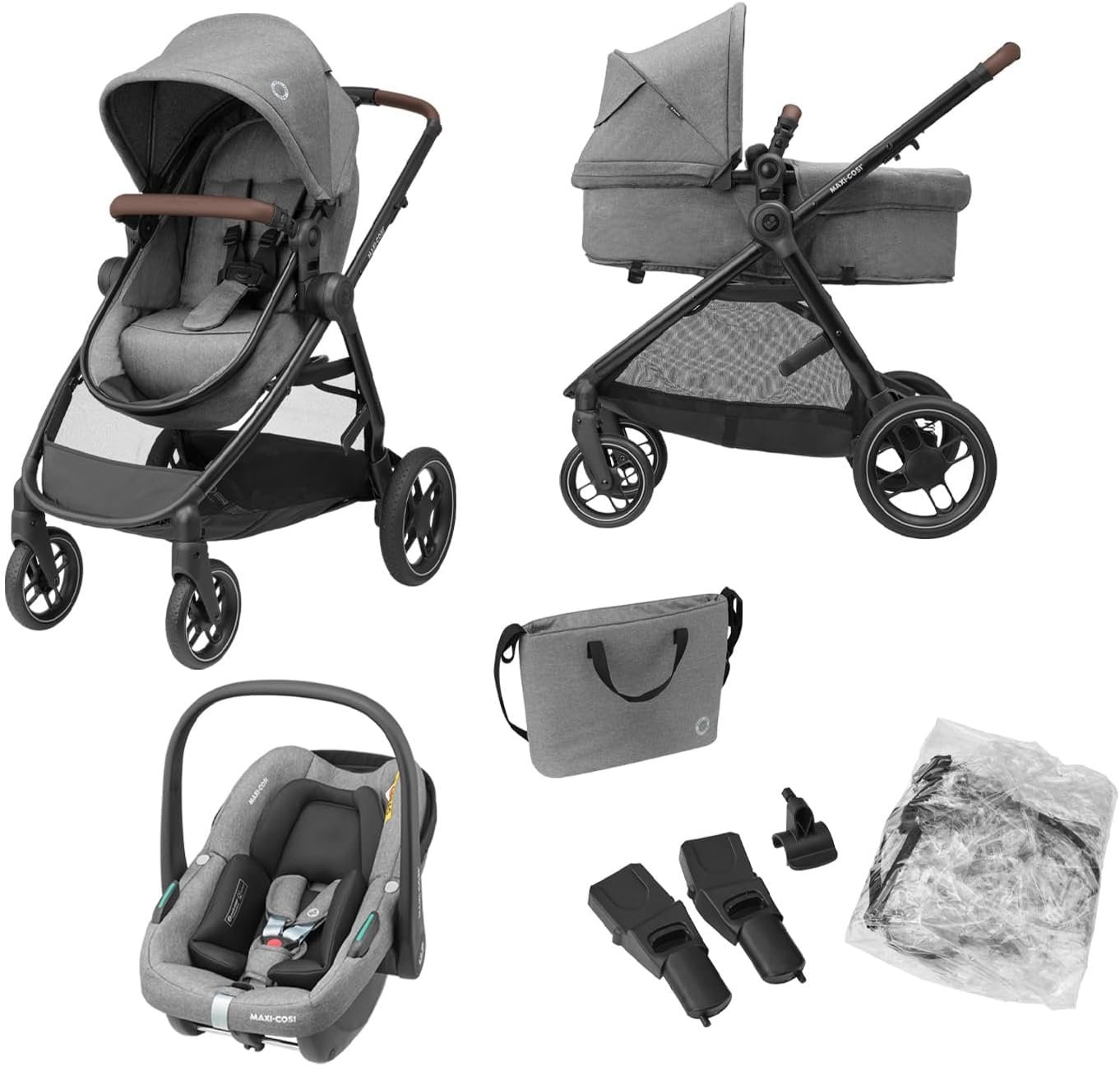 Maxi-Cosi Zelia S Trio i-Size System – Grey