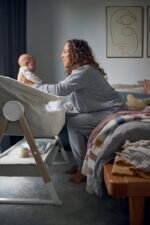 Mamas & Papas Lua Bedside Crib - Image 6