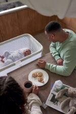 Mamas & Papas Lua Bedside Crib - Image 9
