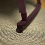 SnuzPod Studio Bedside Crib with mattress - Rome Burgundy - Image 9