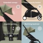Stokke YOYO3 Pushchair – Black/Olive - Image 6