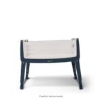 SnuzPod Studio Bedside Crib with mattress - London Navy - Image 9