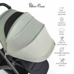 Silver Cross Tide 3-in-1 Pushchair – Sage - Image 4