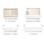 SnuzKot Skandi Cot Bed - Natural - Image 6
