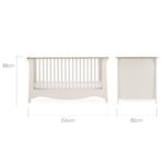 CuddleCo Clara Cot Bed - Cashmere/Ash - Image 8