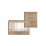 Silver Cross Geneva 2 Piece Nursery Set (Cot Bed & Dresser)