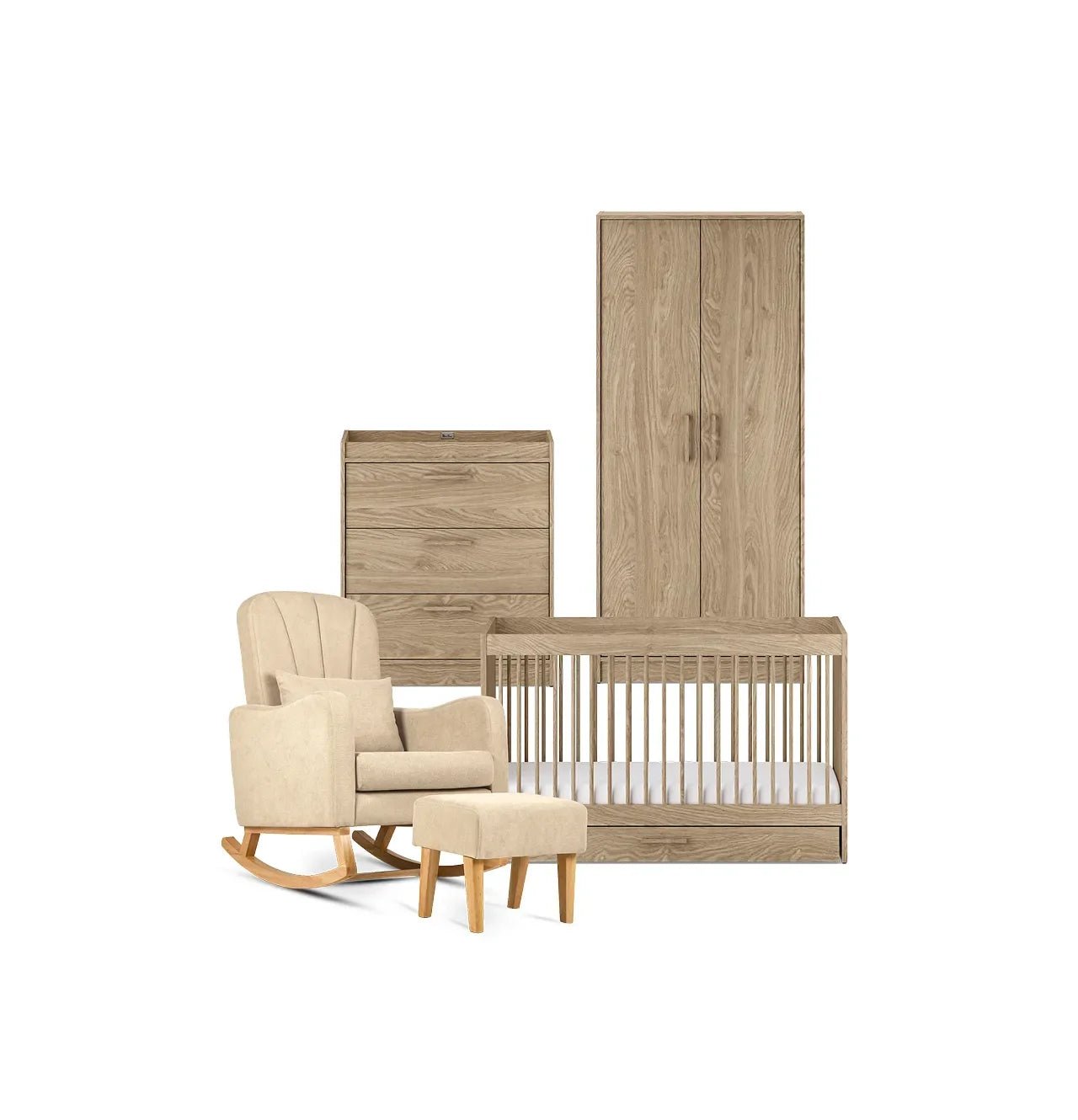 Silver Cross Geneva 5 Piece Nursery Set