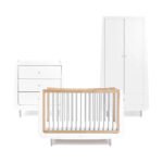 SnuzKot Skandi 3 Piece Nursery Furniture Set - Grey - Image 8