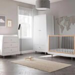 SnuzKot Skandi 3 Piece Nursery Furniture Set - Grey - Image 7