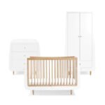 SnuzKot Skandi 3 Piece Nursery Furniture Set - Natural