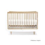 SnuzKot Skandi 3 Piece Nursery Furniture Set - Natural - Image 3