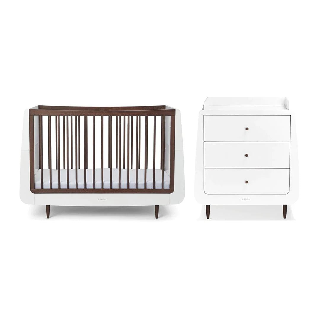 SnuzKot Skandi 2pc Nursery Set – Ebony