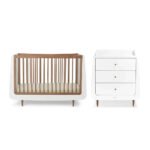 SnuzKot Skandi 2pc Nursery Set – Walnut
