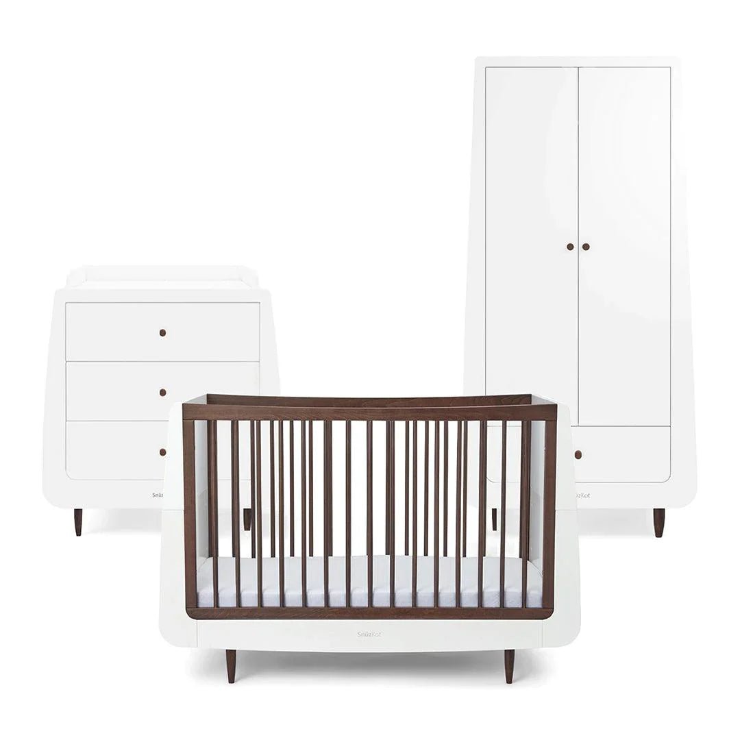SnuzKot Skandi 3pc Nursery Set – Ebony
