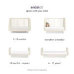 SnuzKot Skandi Cot Bed - Cashmere - Image 5