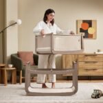 SnuzPod5 Bedside Crib - Mocha - Image 4