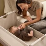 SnuzPod5 Bedside Crib - Mocha - Image 7