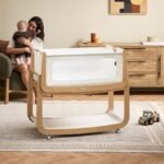 SnuzPod5 Bedside Crib - Natural - Image 6