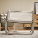 SnuzPod5 Bedside Crib - Pebble - Image 2