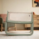 SnuzPod5 Bedside Crib - Sage - Image 2