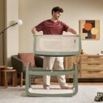 SnuzPod5 Bedside Crib - Sage - Image 5