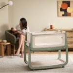 SnuzPod5 Bedside Crib - Sage - Image 7