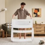 SnuzPod5 Bedside Crib - White - Image 11